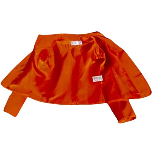 Vintage Genny Orange Skirt and Jacket Suit Size Vintage Fits Size Small - Picture 9 of 12